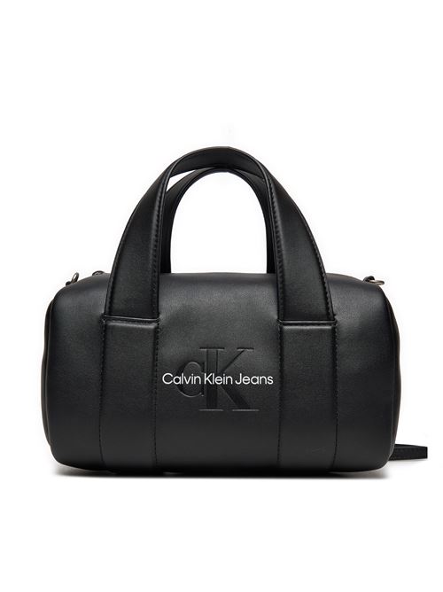 SCULPTED SQUARE BARREL BAG MONO CALVIN KLEIN JEANS | K60K612378/0GQ